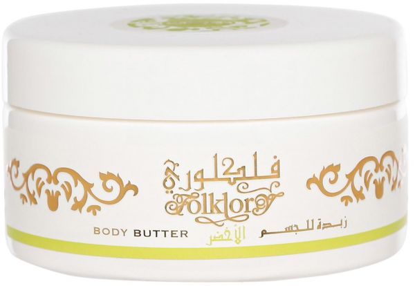 Folklory Akhdar Body Butter - 200 ML (6.8 oz) by Rasasi - Intense oud