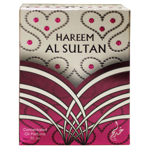 Hareem Al Sultan Silver Perfume Oil - 35 ML (1.2 oz) by Khadlaj - Intense oud