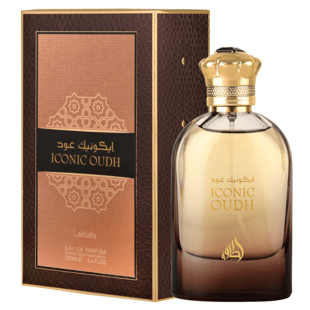 Iconic Oudh EDP - 100ML(3.4oz) by Lattafa - Intense oud