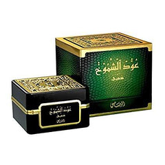 Bakhoor Oudh Al Shomoukh Gold - 35 GMS by Rasasi - Intense oud