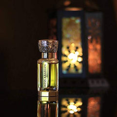 Private Musk Perfume Oil - 12 mL (0.40 oz) by Swiss Arabian (BOTTLE WITH VELVET POUCH) - Intense Oud