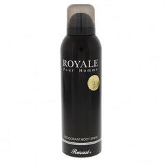 Royale for Men Deodorant - 200ML (6.7 oz) by Rasasi - Intense oud