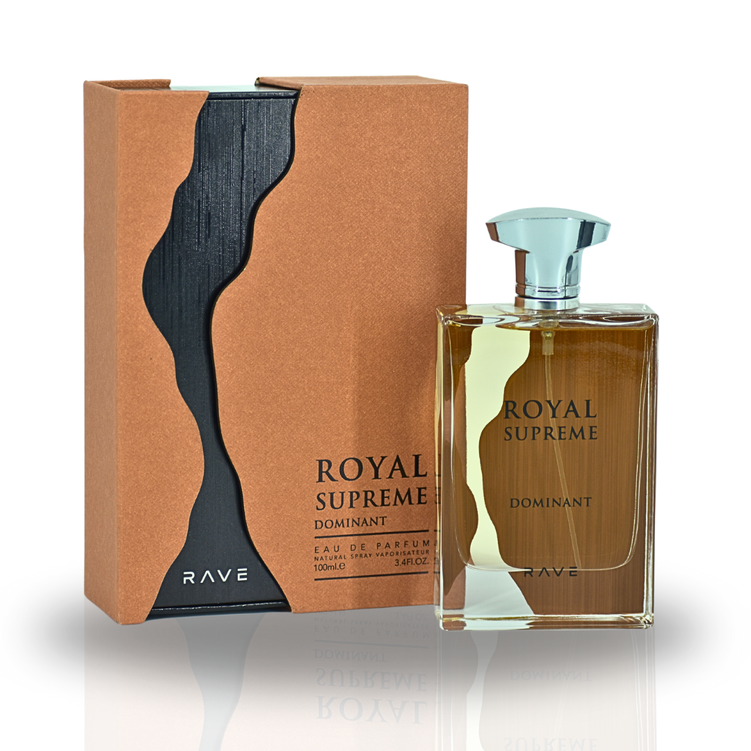 Royal Supreme Dominant, Conquer, The King, Noble - EDP Sprays 100ML (3.4 OZ) by RAVE. (SUPREME BUNDLE)