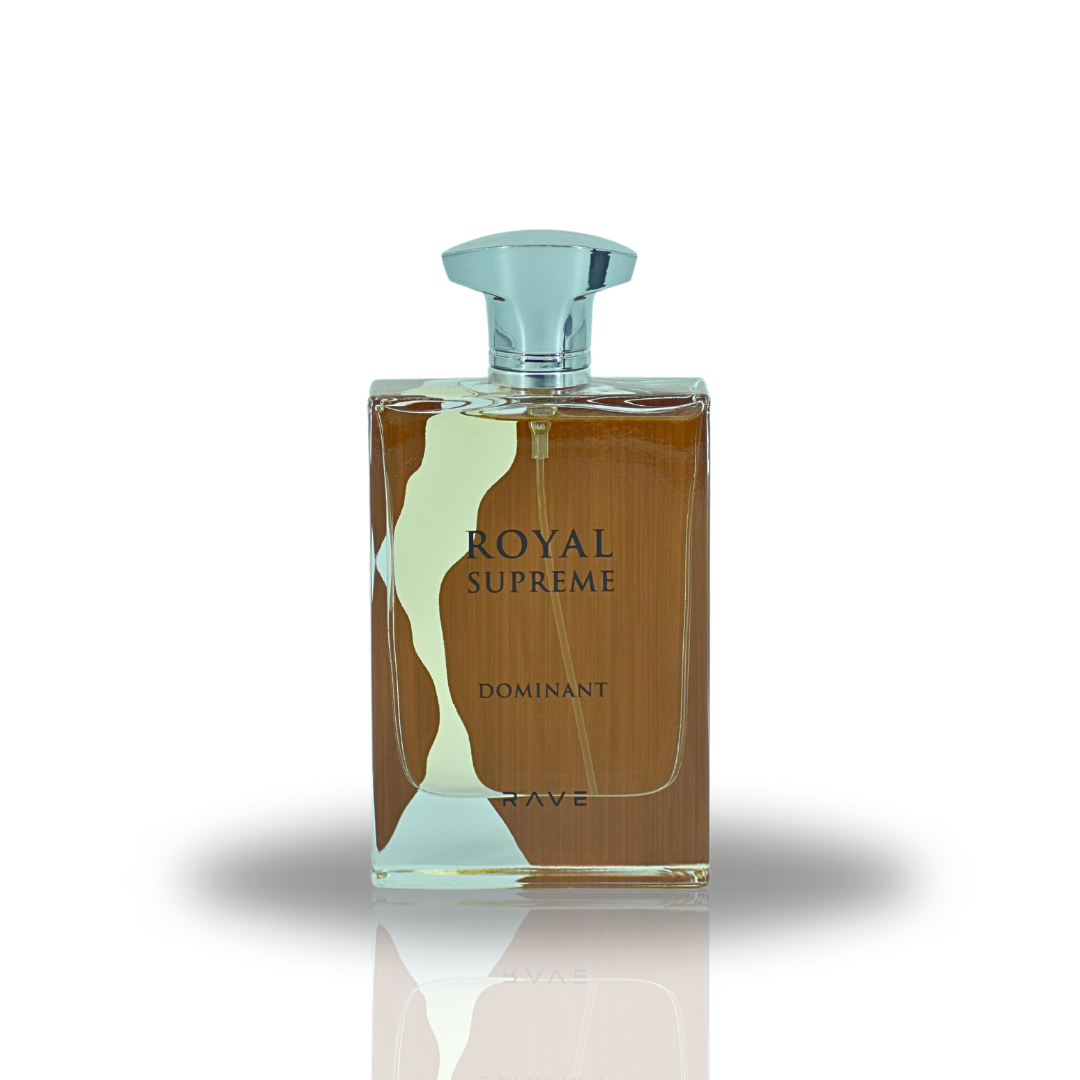 Royal Supreme Dominant EDP Spray 100ML (3.4 OZ) by RAVE, Long Lasting Cologne, Perfume For Men & Women - Intense Oud