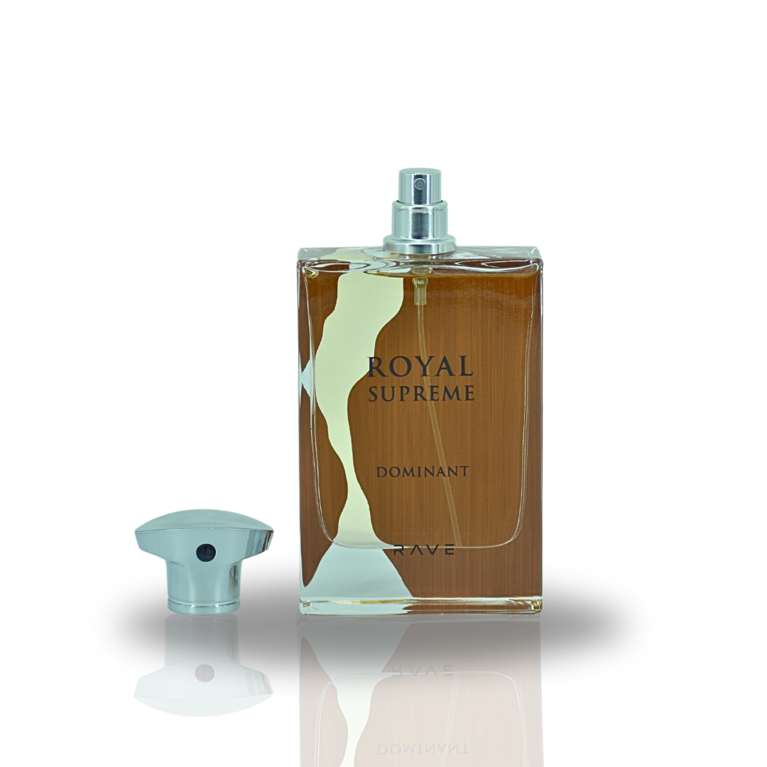 Royal Supreme Dominant EDP Spray 100ML (3.4 OZ) by RAVE, Long Lasting Cologne, Perfume For Men & Women - Intense Oud