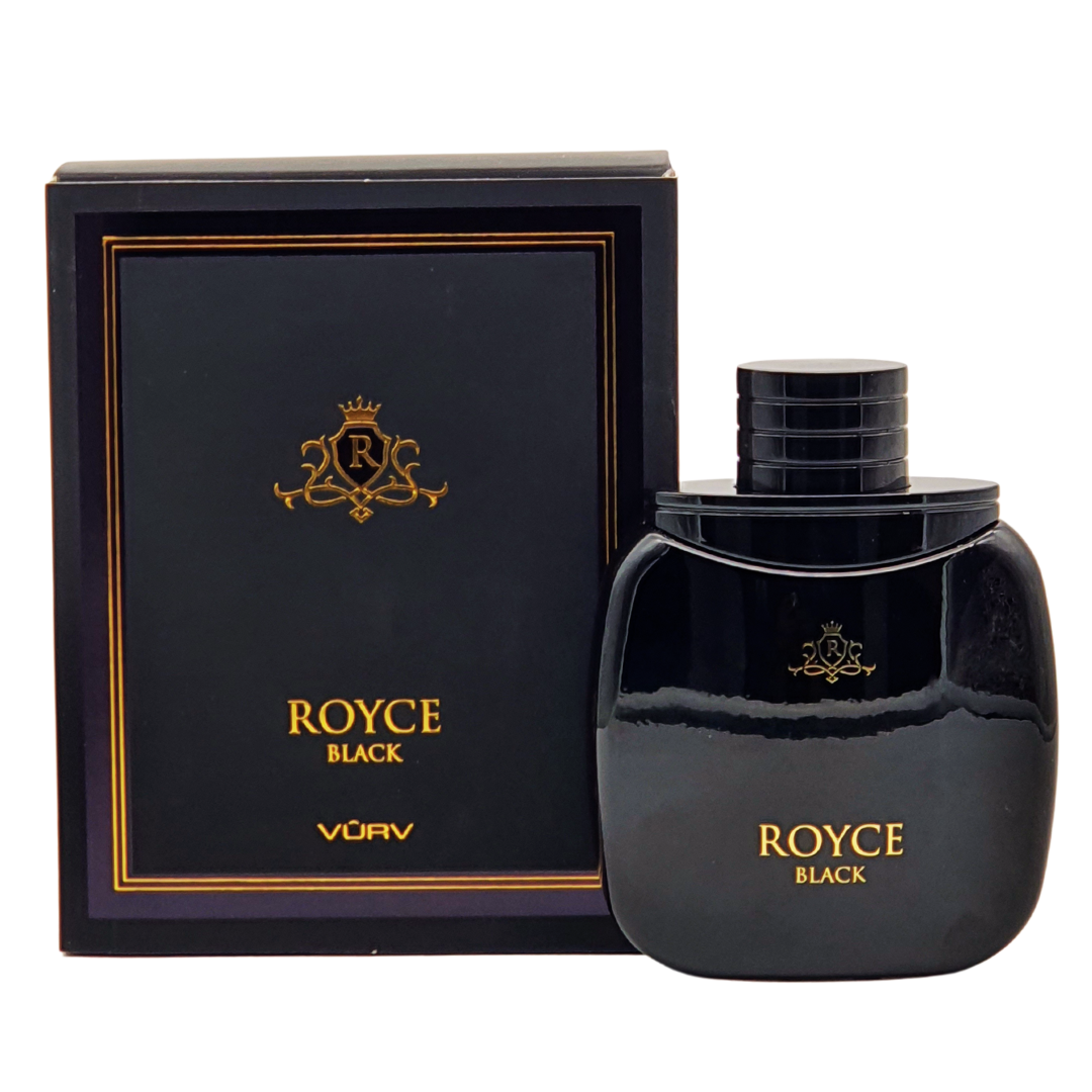 Royce Black For Him Vurv  Eau De Parfum 100Ml (3.4Oz) by Lattafa - Intense oud