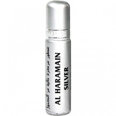 Al Haramain Silver Perfume Oil-10ml by Haramain | (WITH VELVET POUCH) - Intense oud