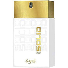 Solid Oud for Men EDT - 100 ML (3.4 oz) by Sapil (BOTTLE WITH VELVET POUCH) - Intense oud