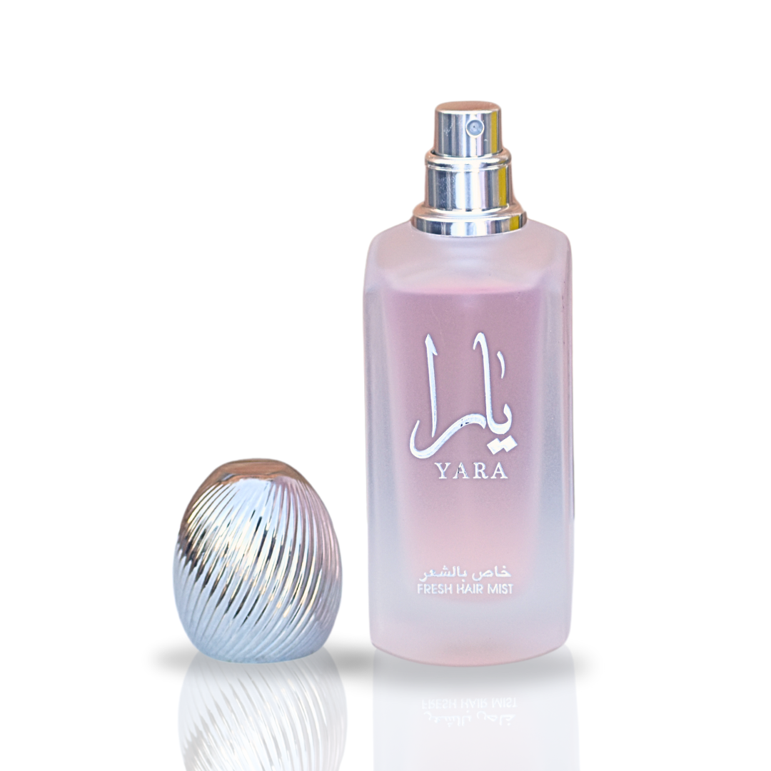 YARA Fresh Hair Mist 50ML (1.7 OZ) by Lattafa, Experience the Sweet & Sensual Aroma.